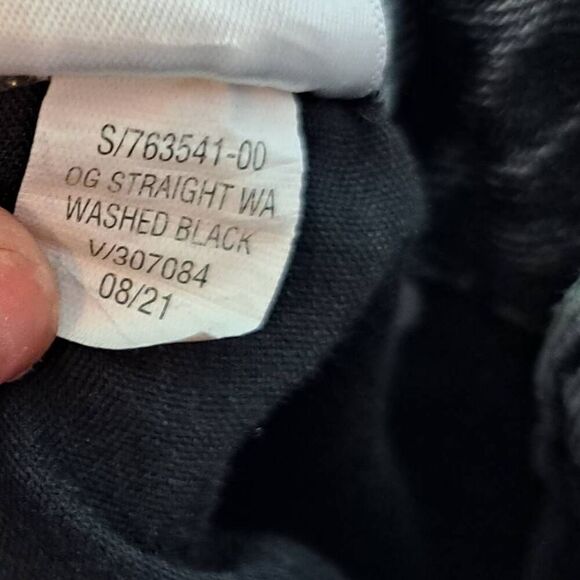 Old Navy Women's High Rise OG Straight Jeans in Washed Black size 4 - Picture 8 of 8